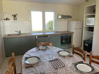 Cuisine ou kitchenette dans l'établissement Le Beau Repaire de Jean