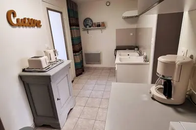 Salle de bains dans l'établissement Le Nid des Epesses