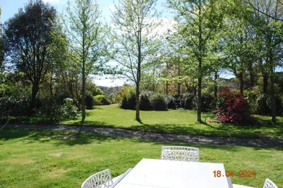 Jardin de l'établissement Ty Bodudal, maison Cosy et indépendante