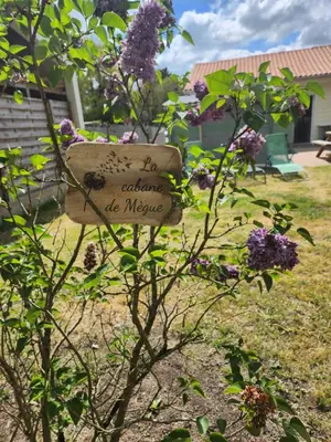 Jardin de l'établissement La cabane de megue