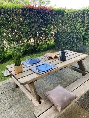 Jardin de l'établissement Pornichet 3 mns de la plage avec jardin classé 3 étoiles