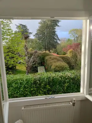 Jardin de l'établissement Studio et parking acces direct Nantes