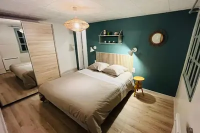 Un ou plusieurs lits dans un hébergement de l'établissement Maisonette Ti’calypso T2 - proche plage