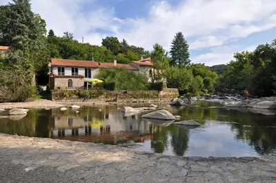 Paysage naturel près de la maison de vacances
