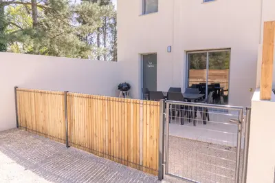 Balcon ou terrasse dans l'établissement La Vie En Gîte (La Taïga)