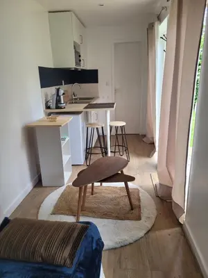 Cuisine ou kitchenette dans l'établissement L'Home Had_oro