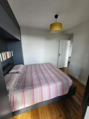 Un ou plusieurs lits dans un hébergement de l'établissement Hyper centre de NANTES, dernier étage vue exceptionnelle