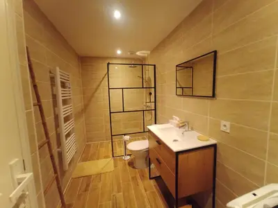 Salle de bains dans l'établissement Maison a la Laiterie