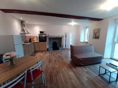 Cuisine ou kitchenette dans l'établissement Maison a la Laiterie