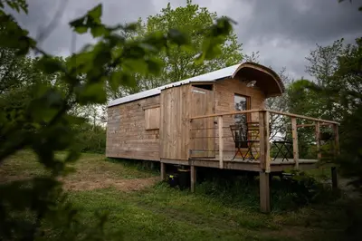 Jardin de l'établissement Ferme de Pitoué