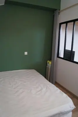 Un ou plusieurs lits dans un hébergement de l'établissement Maison de vacances saisonnier