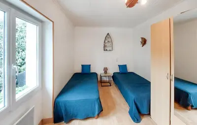 Un ou plusieurs lits dans un hébergement de l'établissement Gorgeous Home In Notre-Dame-De-Monts