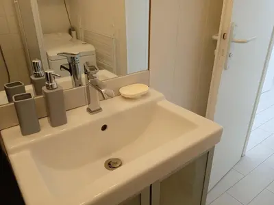 Salle de bains dans l'établissement La Baie de St Jean