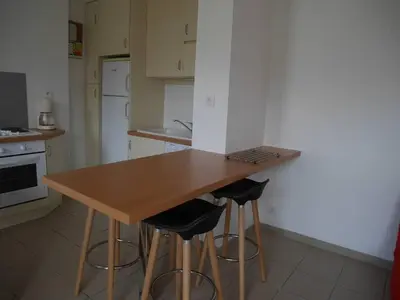 Cuisine ou kitchenette dans l'établissement La petite boulangère de pays