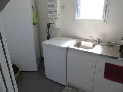 Cuisine ou kitchenette dans l'établissement La moderna de la Pège