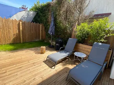 Jardin de l'établissement Maison proche du centre Pornic