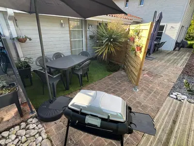 Terrasse ou espace extérieur de l'établissement Gîte BEN & NAD proche du Puy DuFou