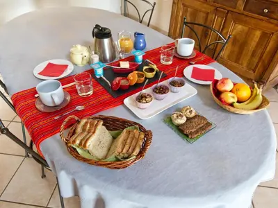 Nourriture dans le B&B/chambre d'hôtes ou à proximité