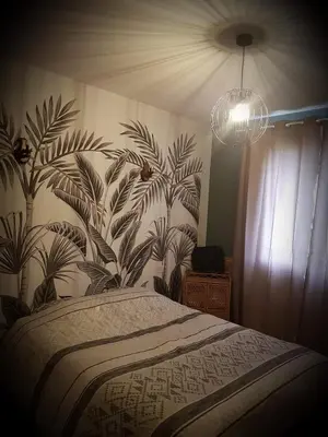 Un ou plusieurs lits dans un hébergement de l'établissement Maison vacances vendee