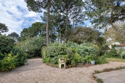 Jardin de l'établissement Maison avec jardin pour 6 à St Brévin L’Océan