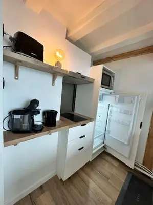 Cuisine ou kitchenette dans l'établissement Duplex lumineux
