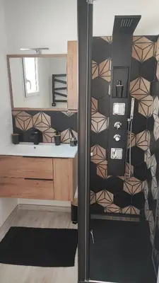 Salle de bains dans l'établissement Studio mer