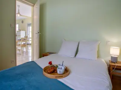 Un ou plusieurs lits dans un hébergement de l'établissement Holiday Home La Vague Abonde by Interhome