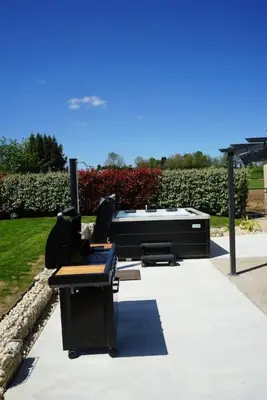 Jardin de l'établissement Gîte à la ferme - le Boupère