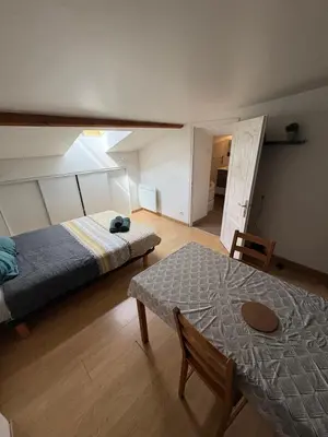 Un ou plusieurs lits dans un hébergement de l'établissement Maison de la barbotine