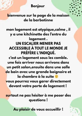 Plan de l'établissement Maison de la barbotine