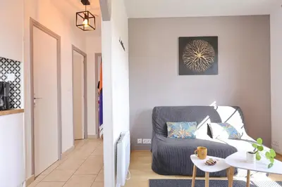 Coin salon dans l'établissement La Petite Maison
