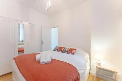 Un ou plusieurs lits dans un hébergement de l'établissement Lucia - Appt sur l'Île Feydeau au cœur de Nantes