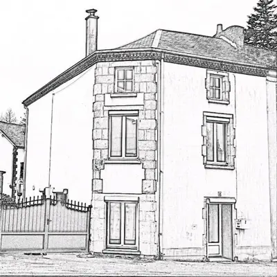 Bâtiment de la maison de vacances