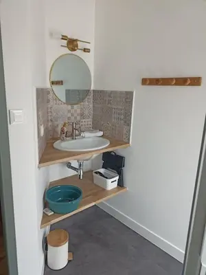 Salle de bains dans l'établissement gîte au champ d'avoine