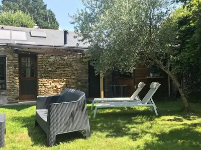 Jardin de l'établissement Gîte de Charme en bord de Loire