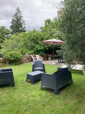 Jardin de l'établissement Gîte de Charme en bord de Loire