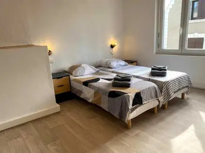Un ou plusieurs lits dans un hébergement de l'établissement Maison Saint Florent Le Vieil