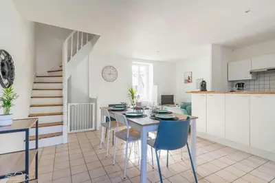 Cuisine ou kitchenette dans l'établissement Escale à Nantes - Bord de Loire