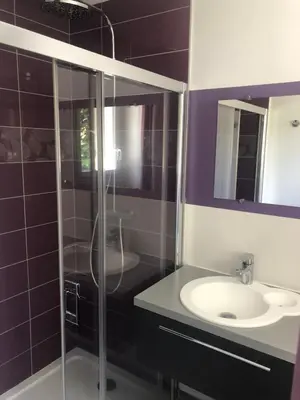Salle de bains dans l'établissement Saint Barthélémy Family Besnard