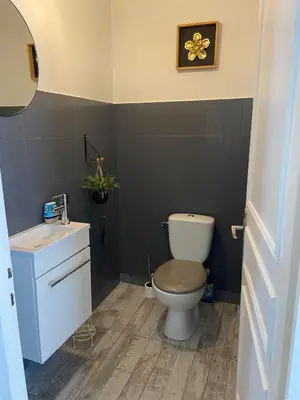 Salle de bains dans l'établissement Gîte de L'Enclose La Barre de Monts 85