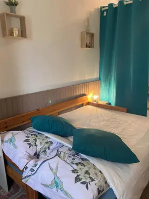 Un ou plusieurs lits dans un hébergement de l'établissement Gîte de L'Enclose La Barre de Monts 85