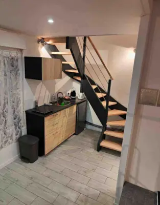 Cuisine ou kitchenette dans l'établissement Studio de la petite Escapade
