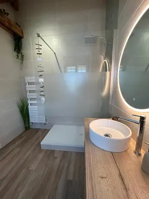 Salle de bains dans l'établissement Lady Jule Chambres d hôtes & spa