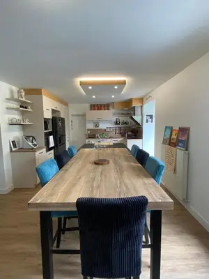 Cuisine ou kitchenette dans l'établissement Lady Jule Chambres d hôtes & spa