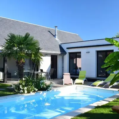 Villa plage piscine chauffée