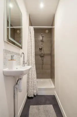 Salle de bains dans l'établissement T2 cosy à deux pas de la gare