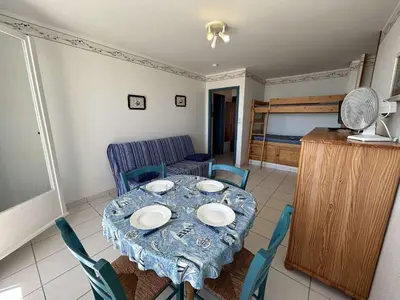 Plan de l'établissement Studio bord de mer avec balcon à Saint-Jean-de-Monts - FR-1-224C-306