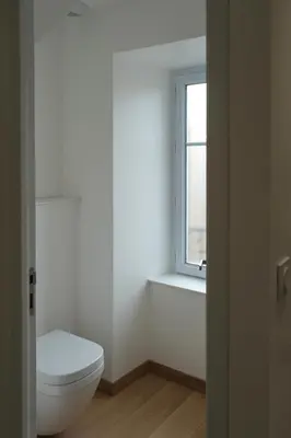 Salle de bains dans l'établissement Appartement Centre ville Mauléon