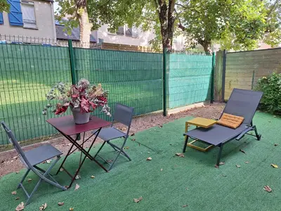 Jardin de l'établissement Saint Jo Verte, chambre d' hôte Quartier Beaujoire Parc des expositions Parc Floral