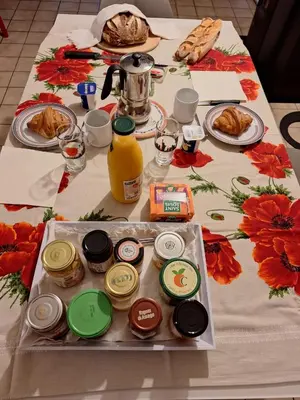 Nourriture dans le B&B/chambre d'hôtes ou à proximité